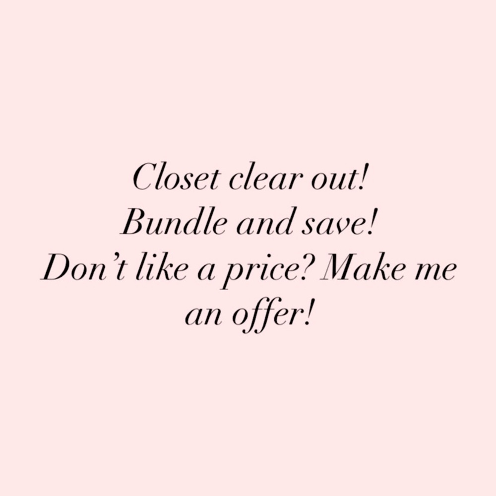 Closet clear out!